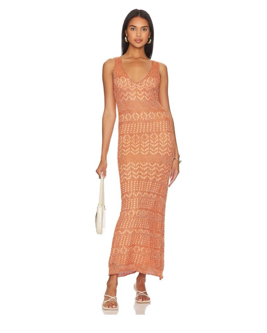 SNDYS X Revolve Crochet Maxi Dress XS - Image 1