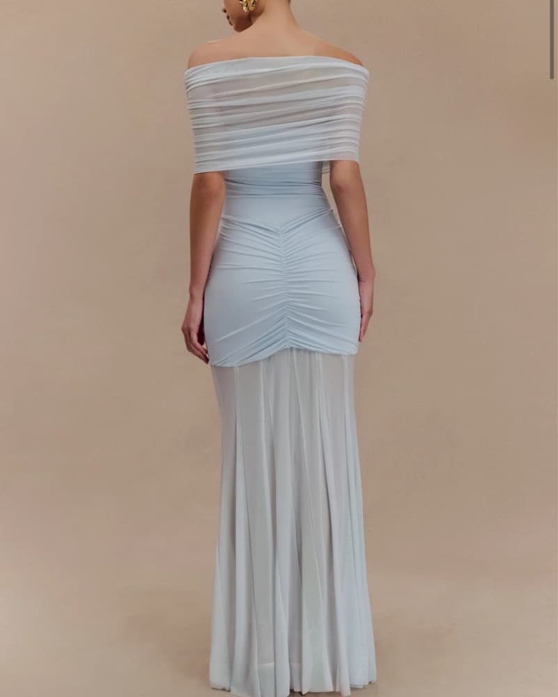 Meshki Caspian Mesh Off Shoulder Dress  - Image 2