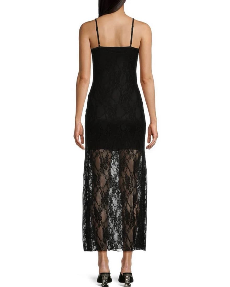 Allison & Kelly Green Lace Midi Dress - Image 2