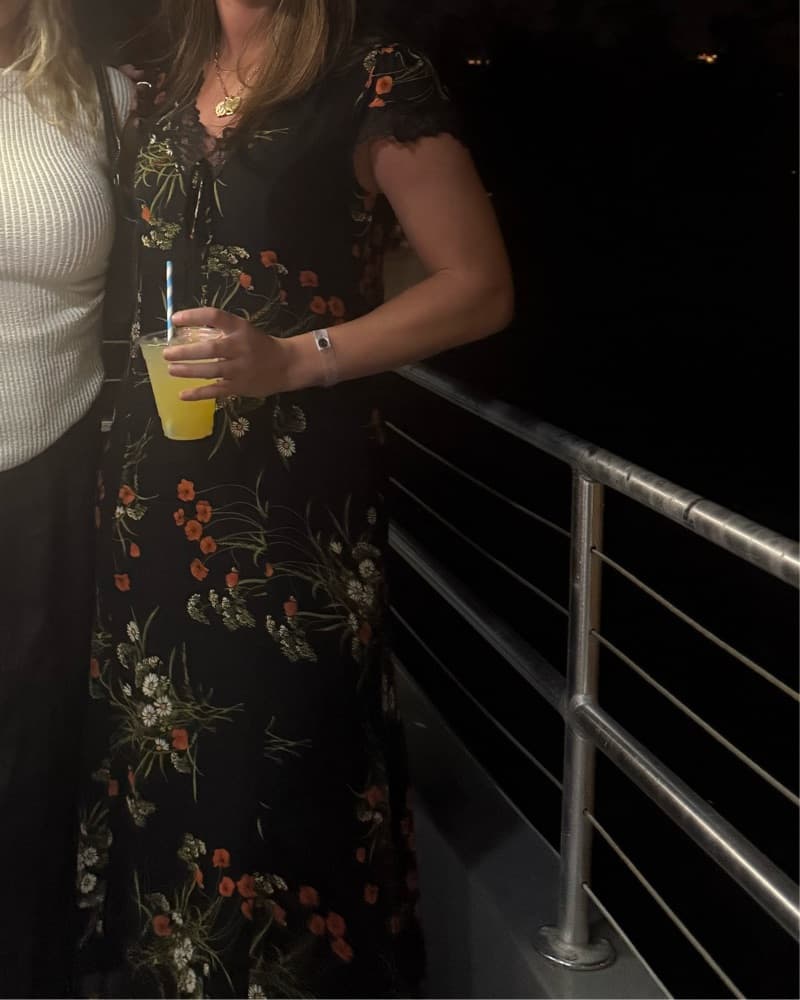 Midi Floral Dress - Image 1