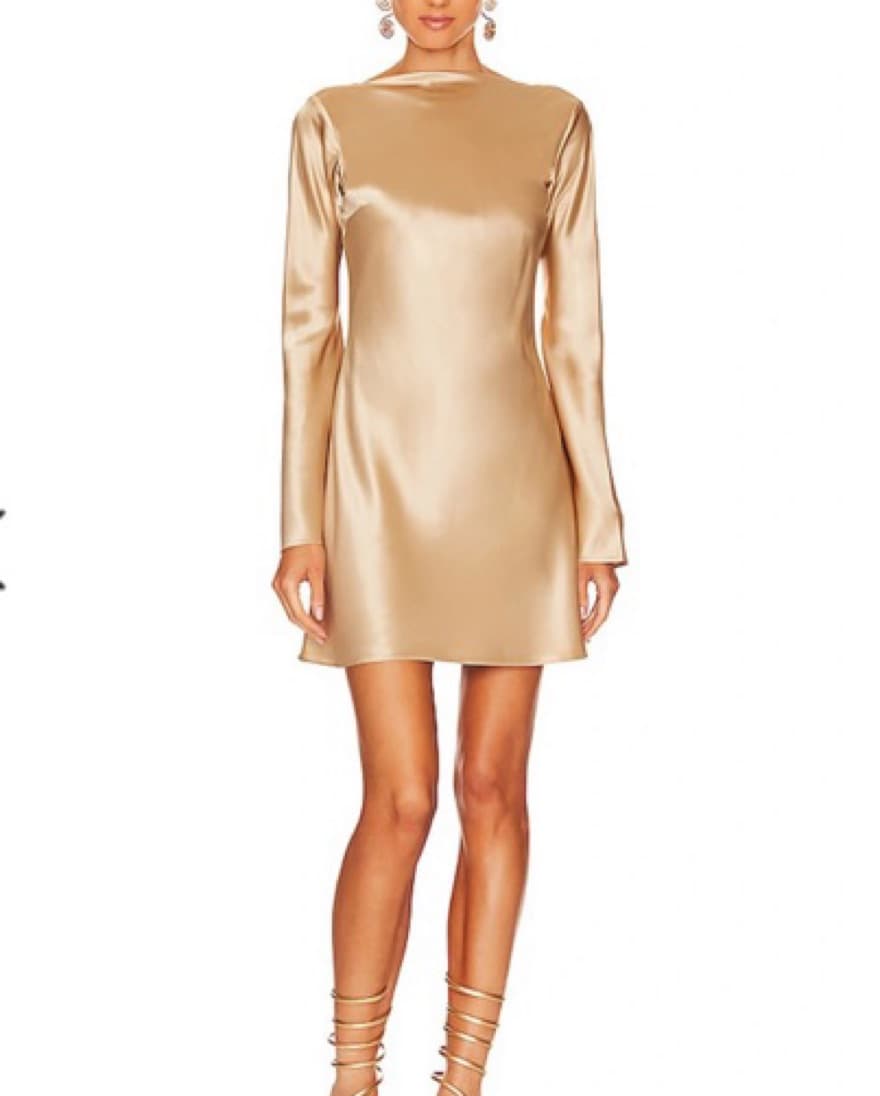 cult gaia gold milla dress 💛 - Image 2