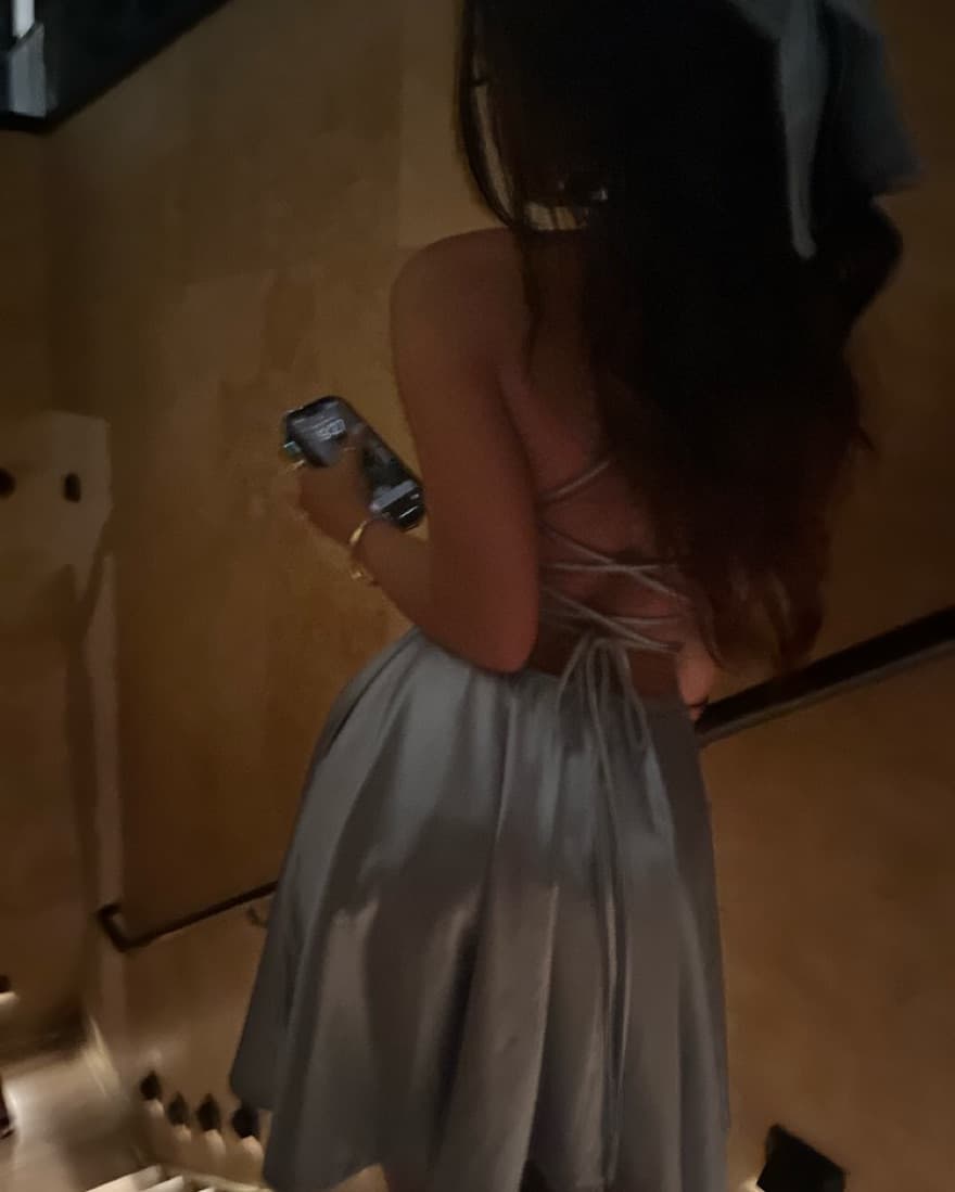 Blue Silk Birthday Dress - Image 2