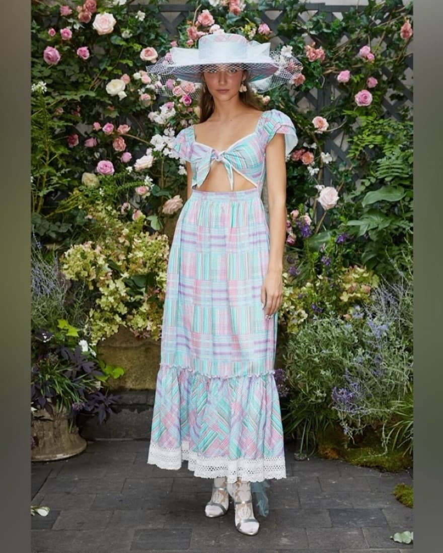 Love Shack Fancy Emeka Midi Dress  - Image 1