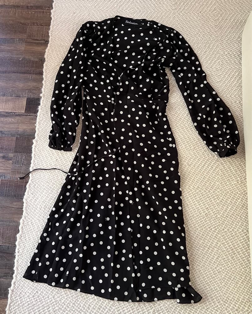 Realisation Par Polka Dot Midi Dress - Image 4