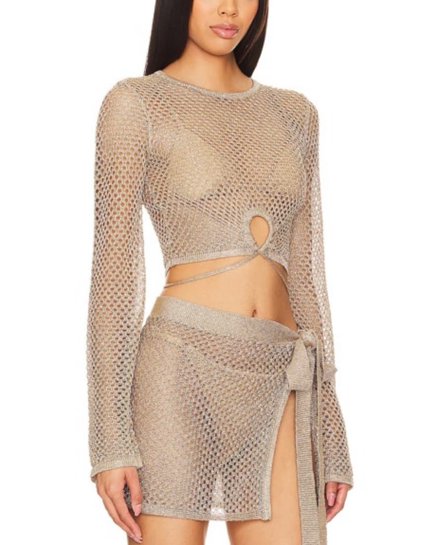 Gold Co/ord Cover Up Set - Image 2