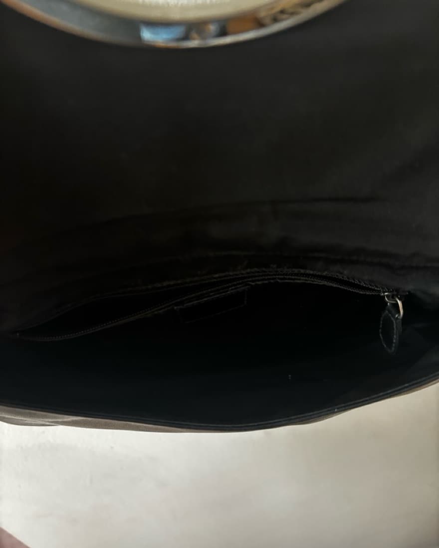 Vintage Christian Dior Cow Print Fur Bag - Image 3