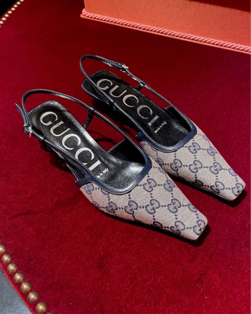 Gucci GG Supreme Monogram Slingback - Image 4