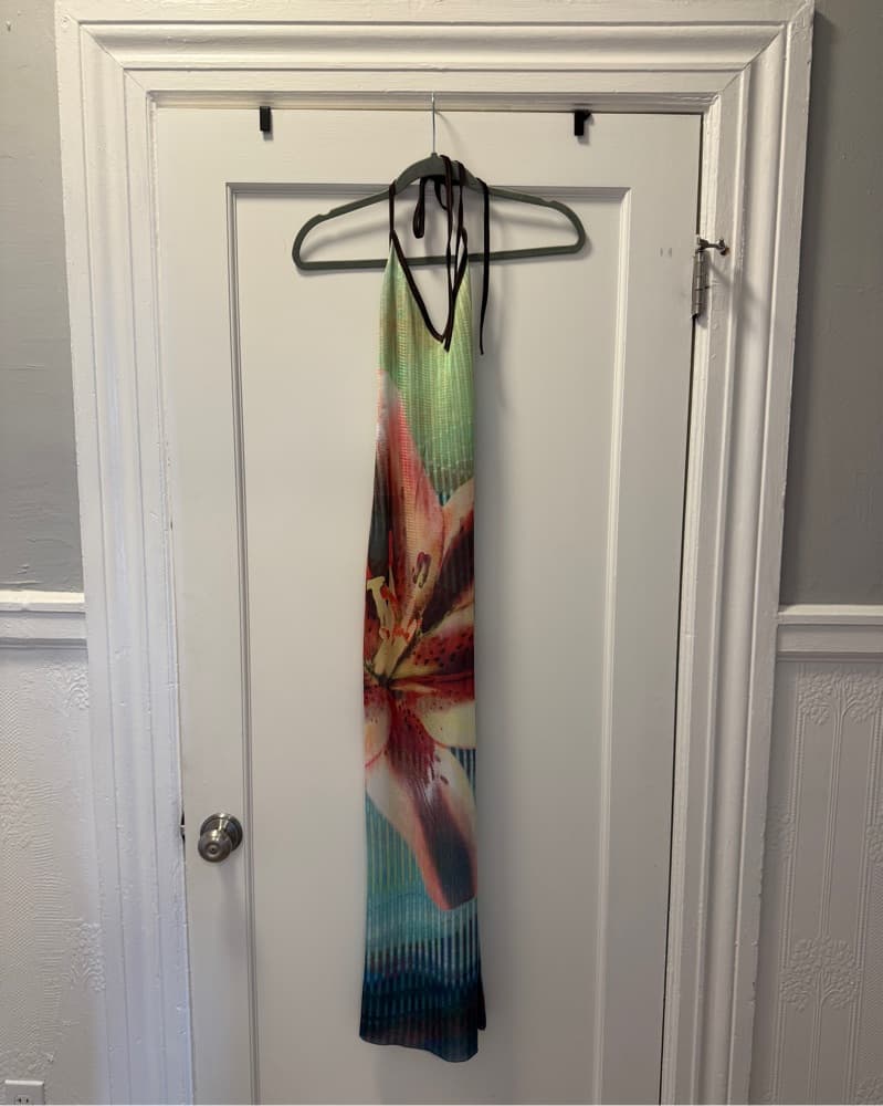Siedrés x Mango Printed Halter Dress  - Image 2