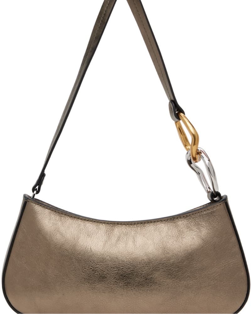 Staud Ollie Metallic Leather Bag - Image 2