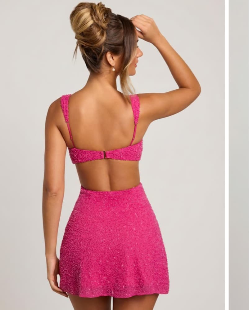 Sequin Mini Dress - Image 4