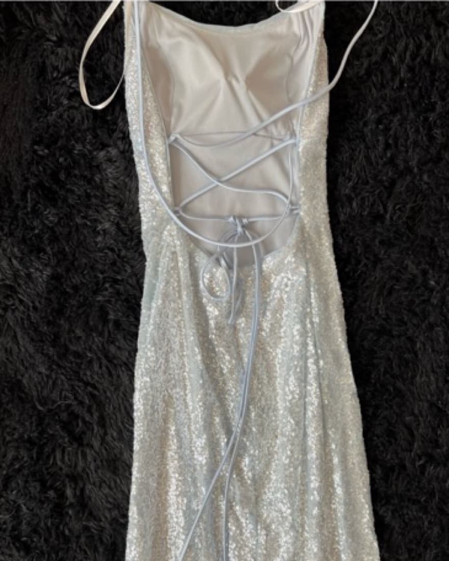 BETSY & ADAM Long sequin Dress - Image 2