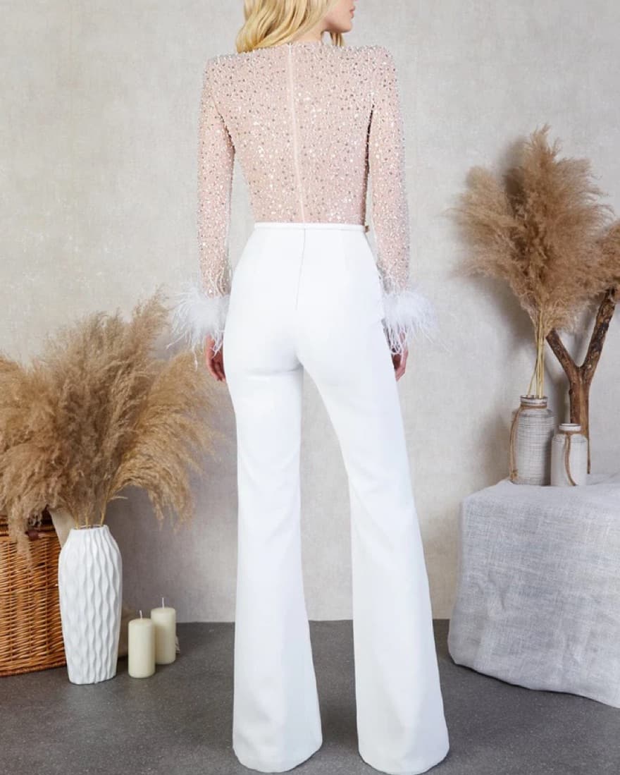 AMELIA WHITE JUMPSUIT - Image 3