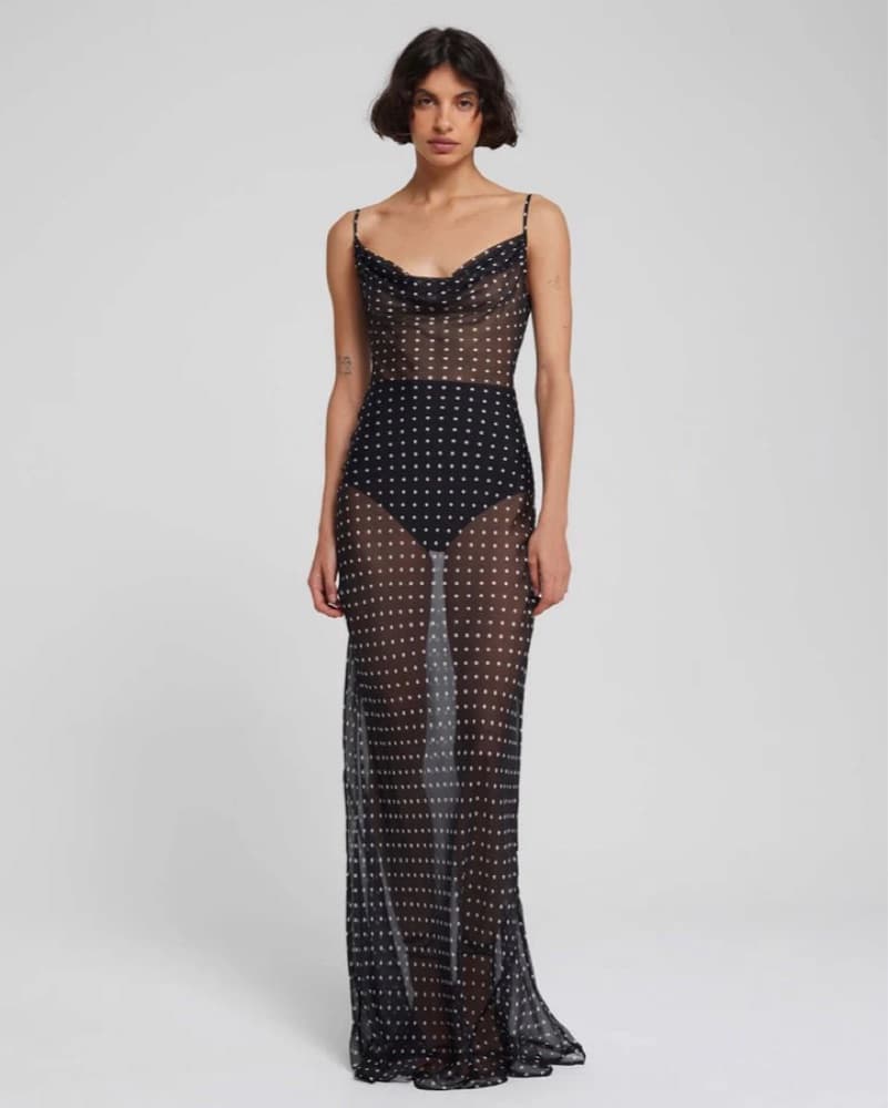 Rat & Boa Polka Dot Maxi - Image 5