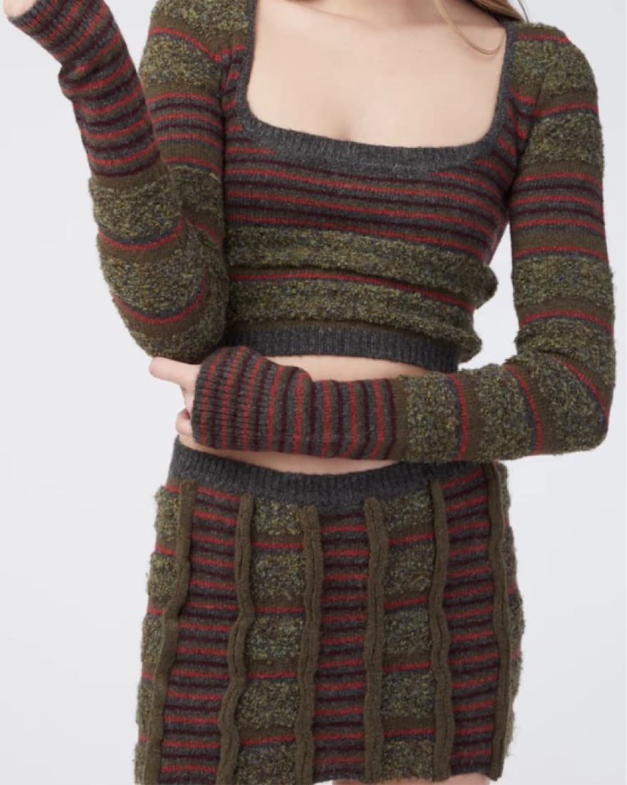 Danielle Guizio Cable Knit Set - Image 1