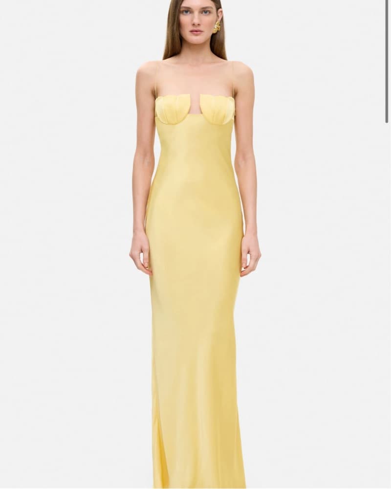 Yellow Anna October silk maxi dress  - Image 1