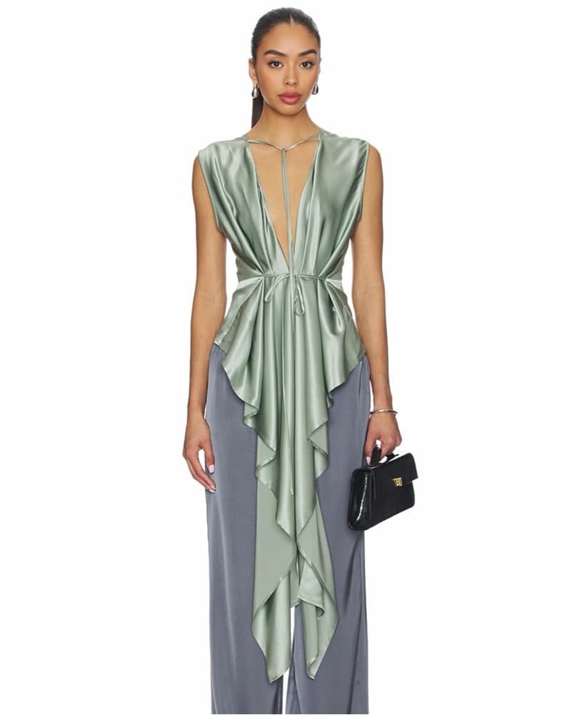 Helmut Lang Silk Top  - Image 1