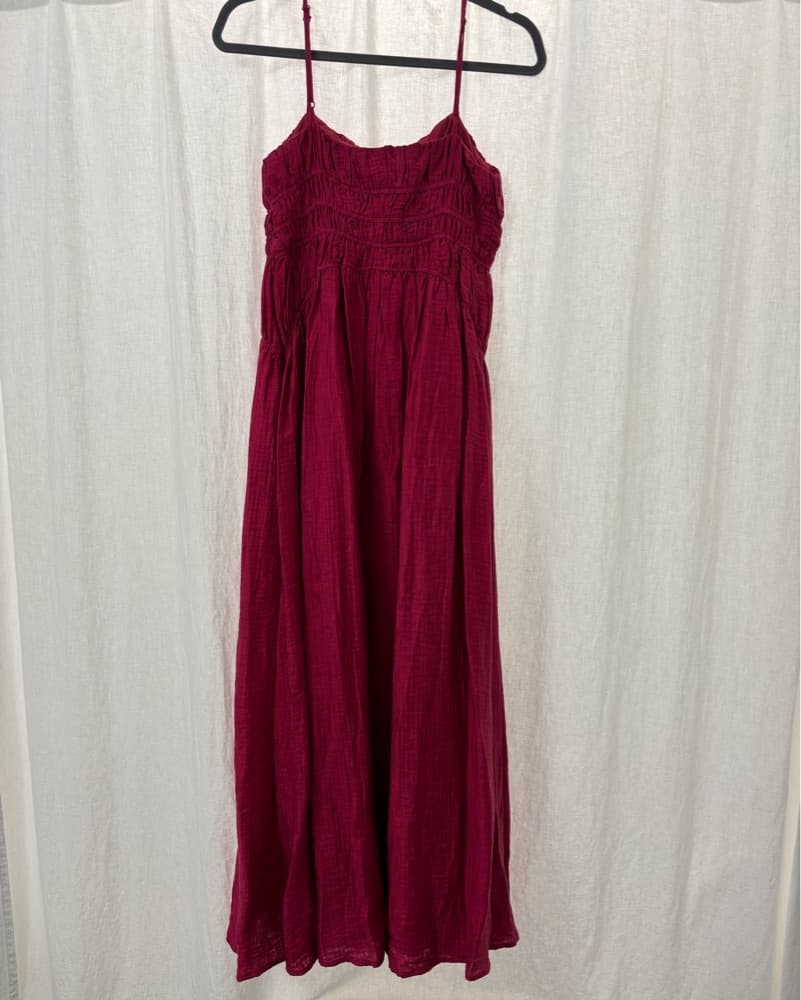 Aqua Pink Crinkle Dress - Image 2
