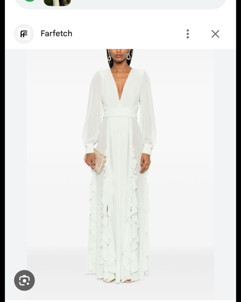 Elisabetta Franchi Silk Column Gown - Image 2