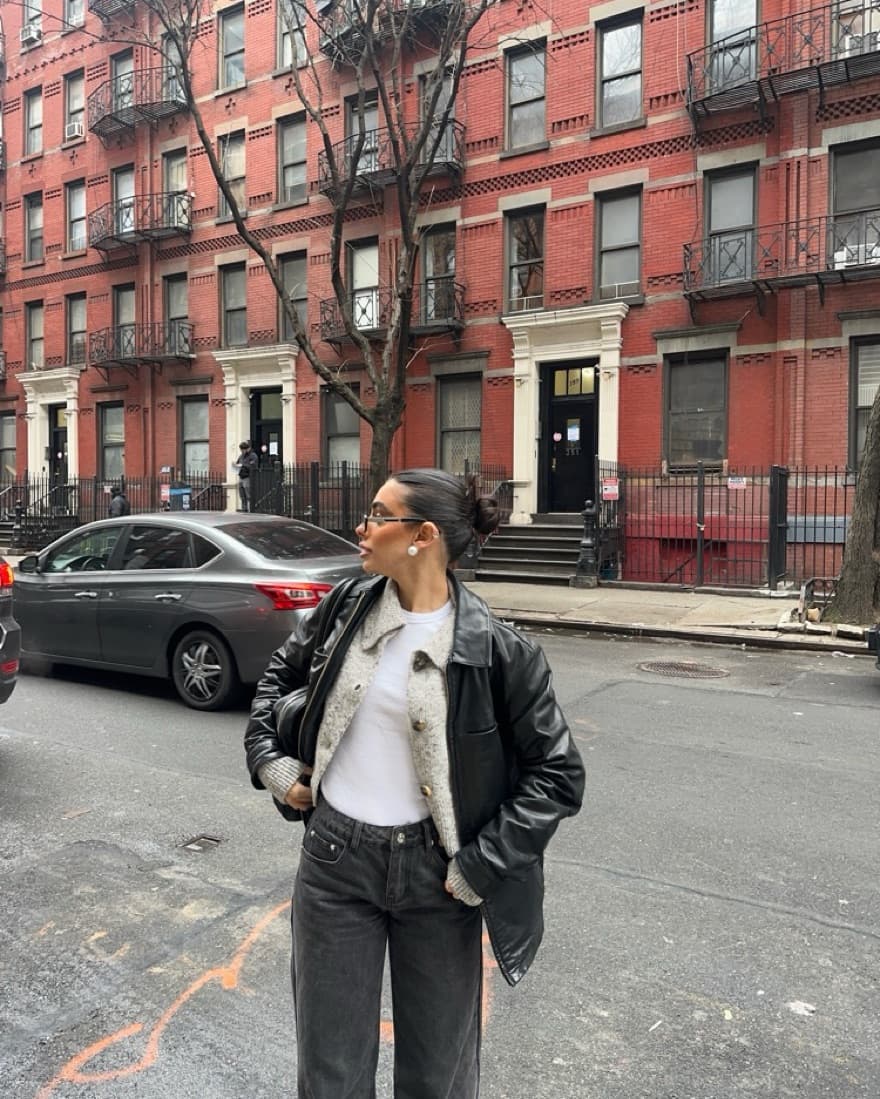 Leather Vintage Jacket - Image 4