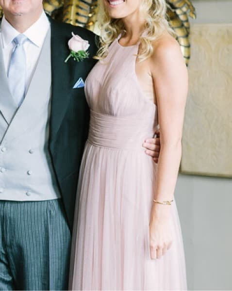 Blush Bridesmaid Dress - Image 2