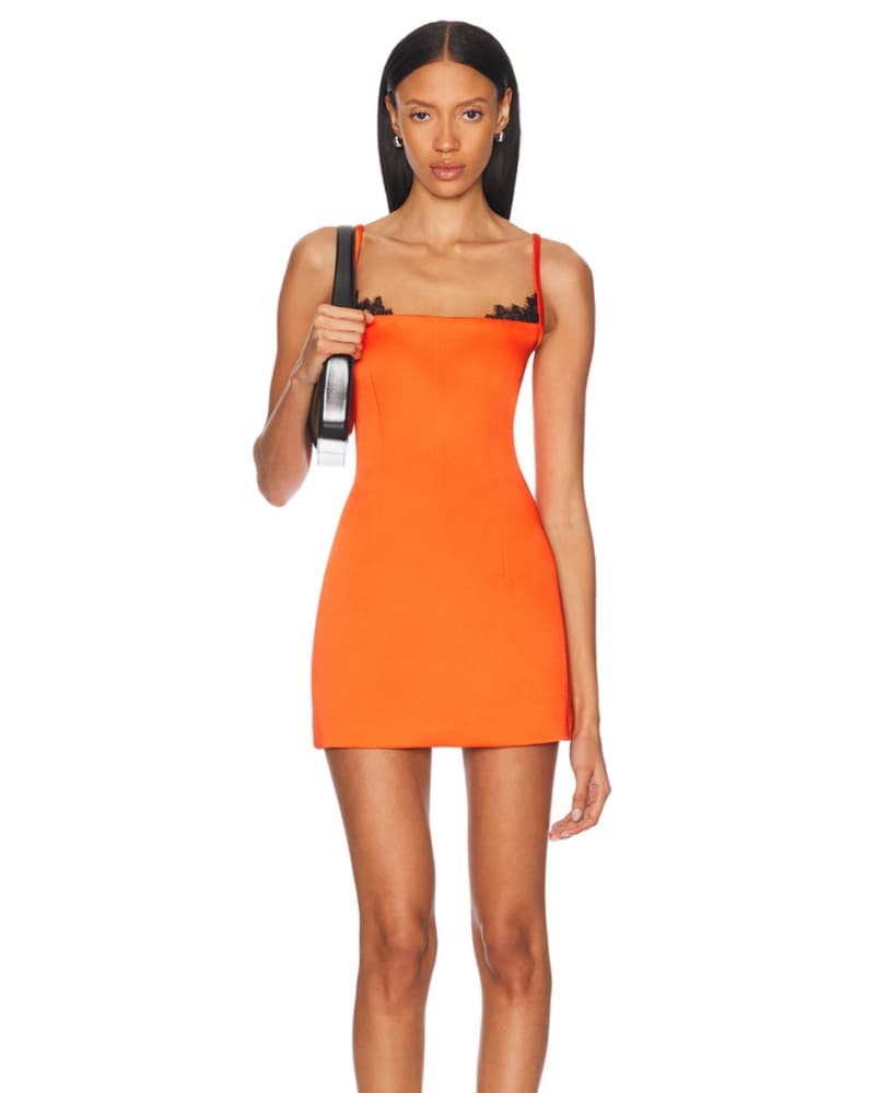 SIR Formal Lace Trim Mini Dress - Image 2