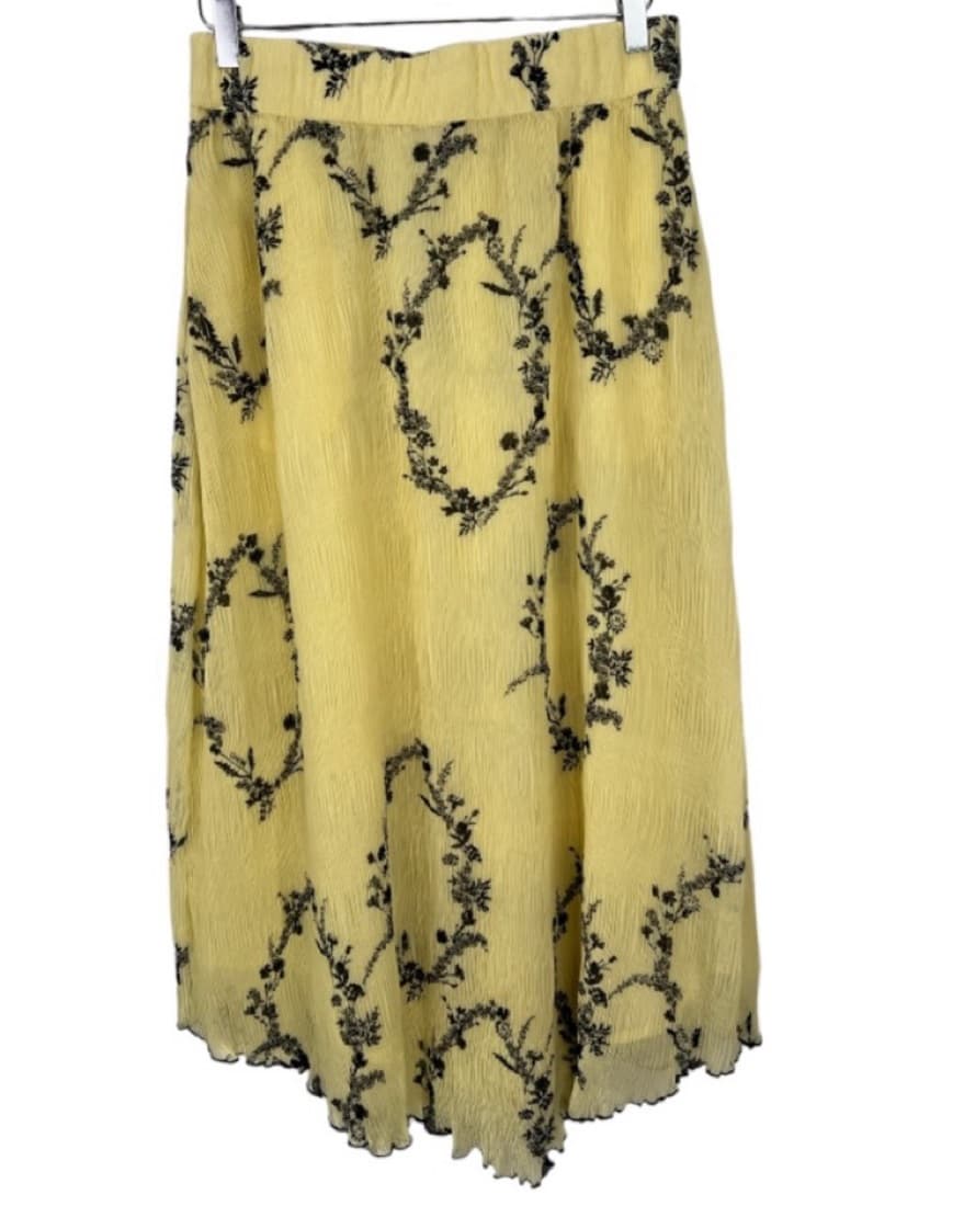 Ganni Floral Smiley Printed Midi Skirt - Image 2