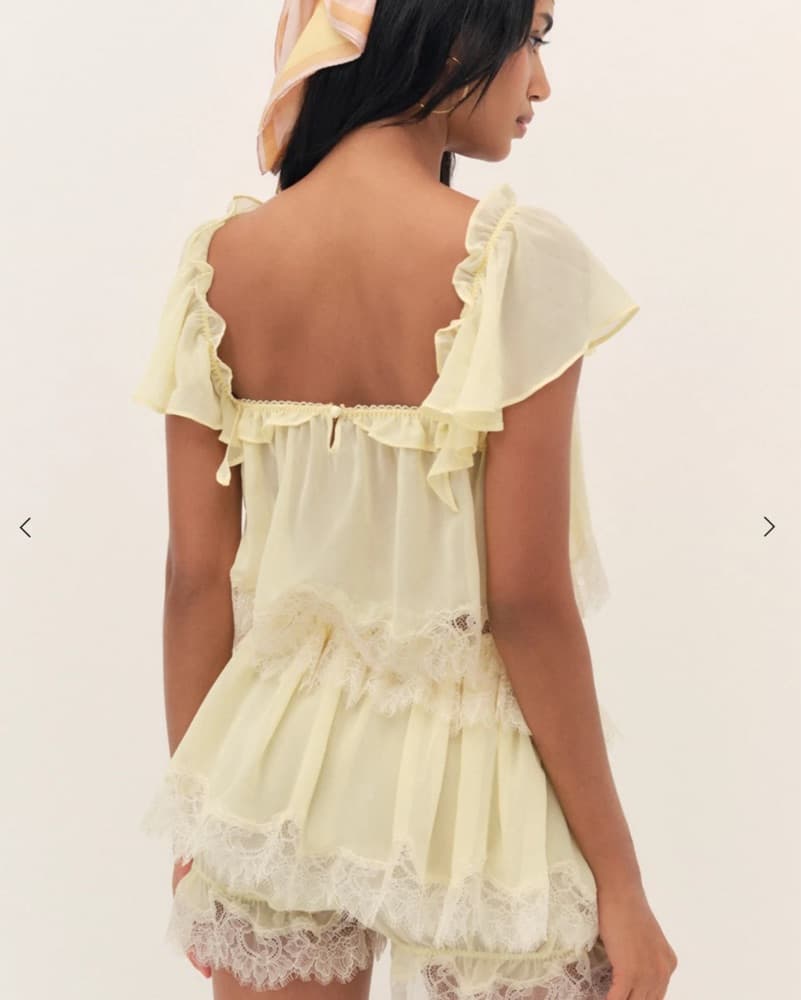 Lace Butter Yellow Set  - Image 3