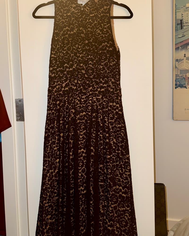 Michael Kors Coll. Lace Sleeveless Dress - Image 2
