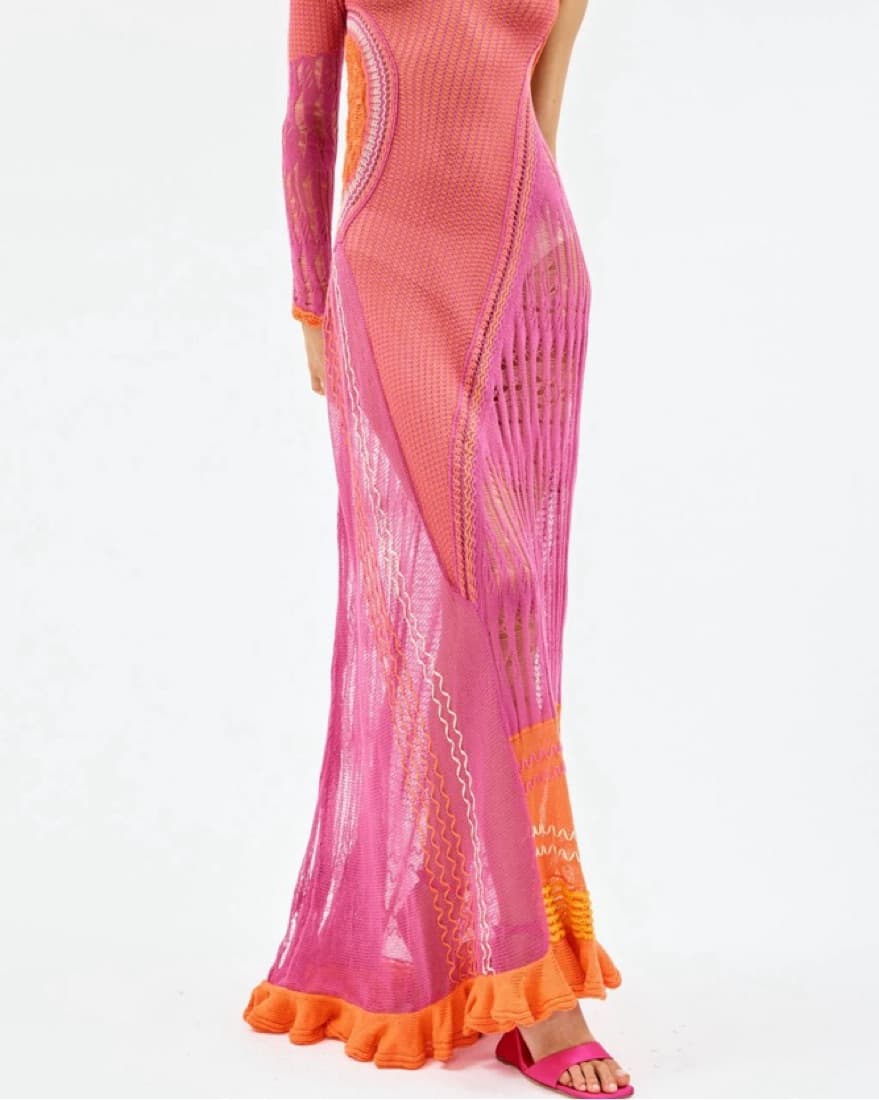 Roberta Einer BIANCA MAXI DRESS -FUSCHIA - Image 5