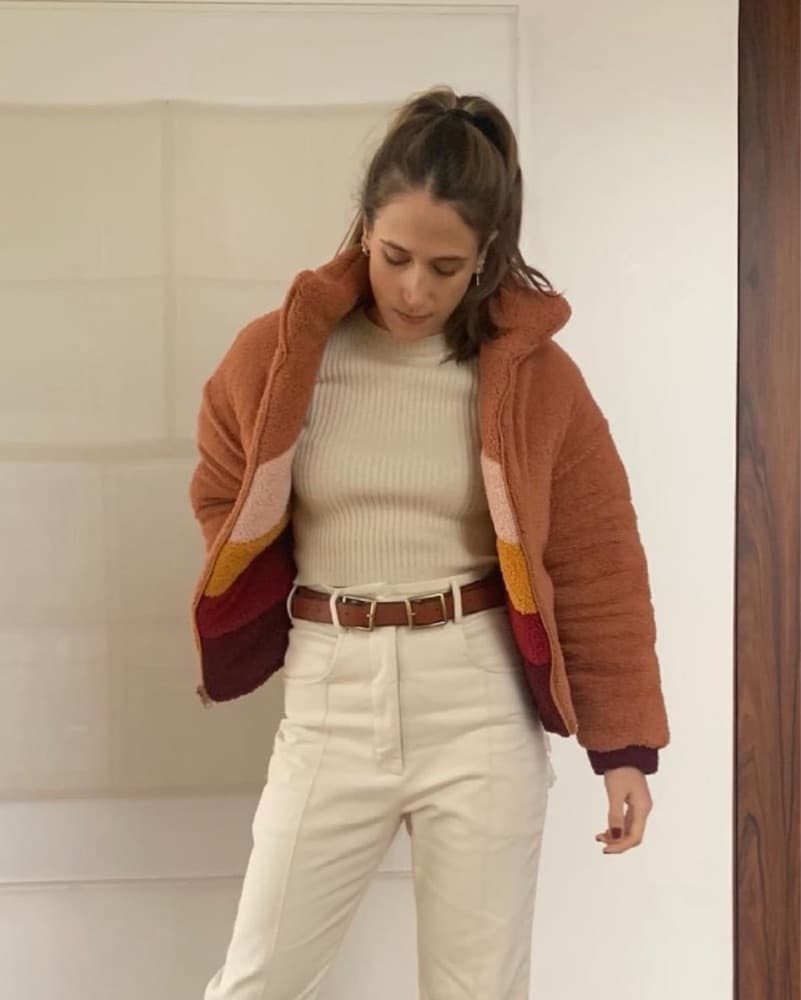 Cozy Colorblock Reversible Teddy Jacket - Image 3