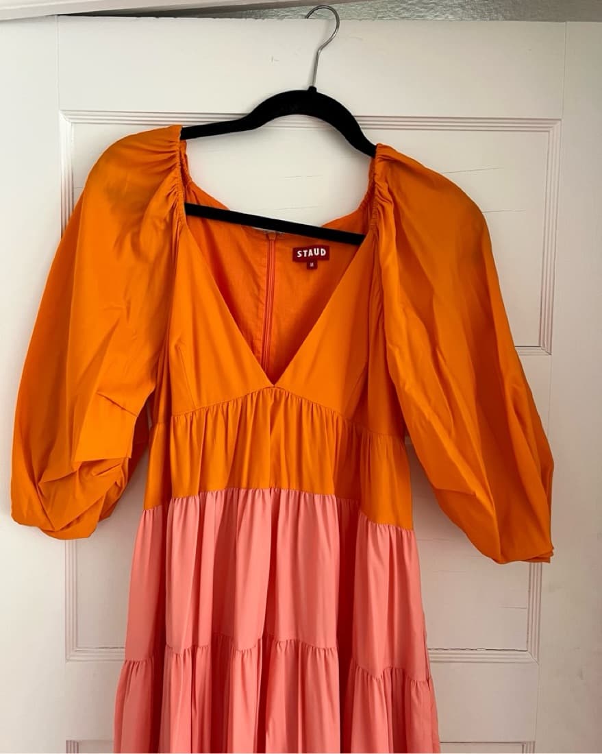 Staud Color Block Maxi Dress - Image 3