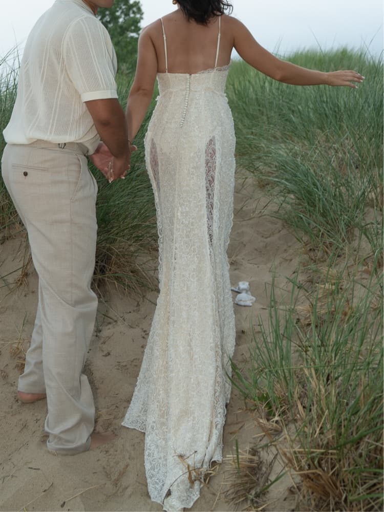 For Love & Lemons White Dress - Image 3