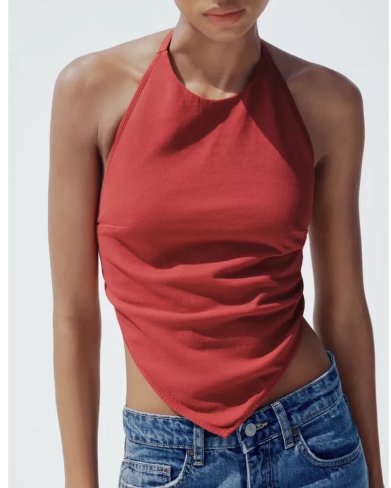 Red Halter Top - Image 3