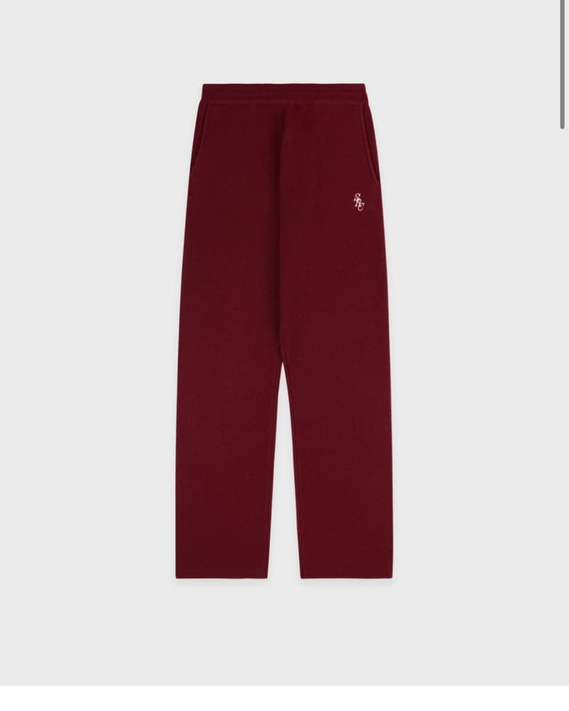Sporty & Rich Cashmere & Wool Trousers - Image 1
