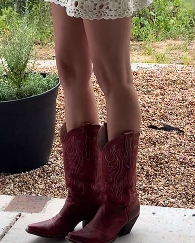 Red Cowboy Boots - Image 3