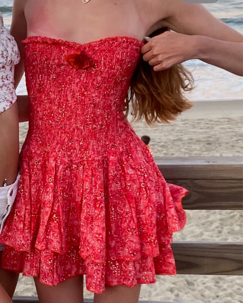 Poupette St Barth Bandeau Mini Dress - Image 3