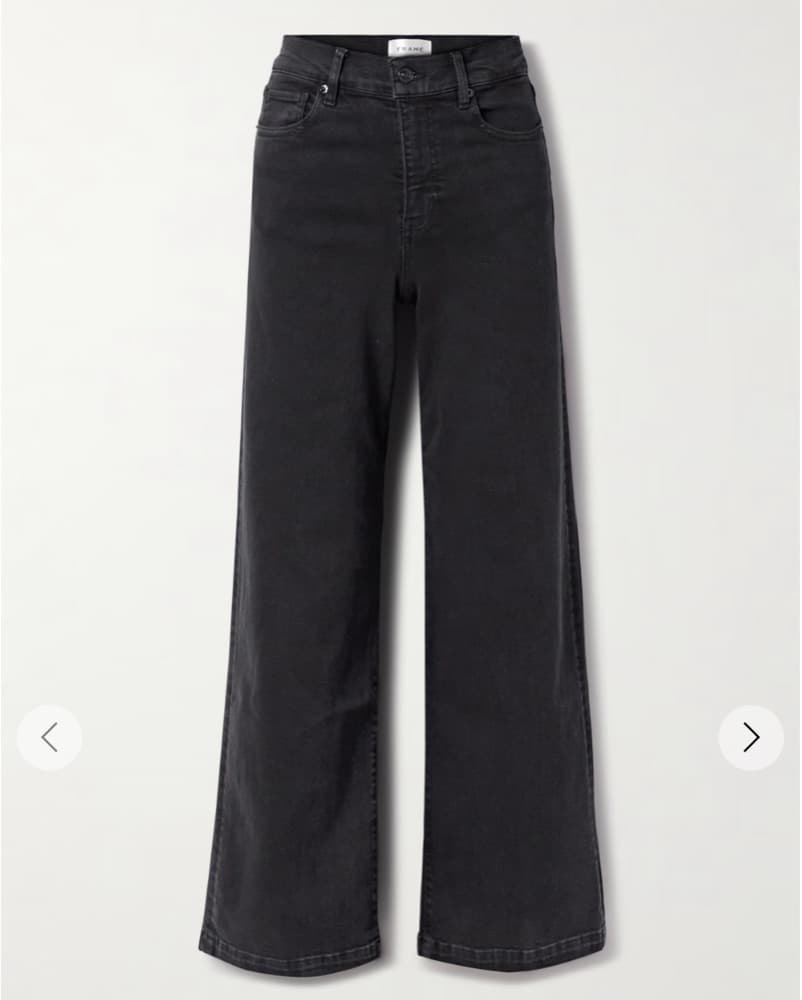 Frame Black Le Slim Palazzo Jeans - Image 1