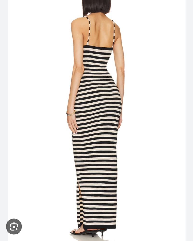 Revolve Stripped Maxi Dress - Image 2