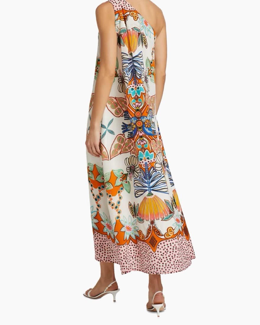 Marie oliver Silk One-Shoulder Dress - Image 2