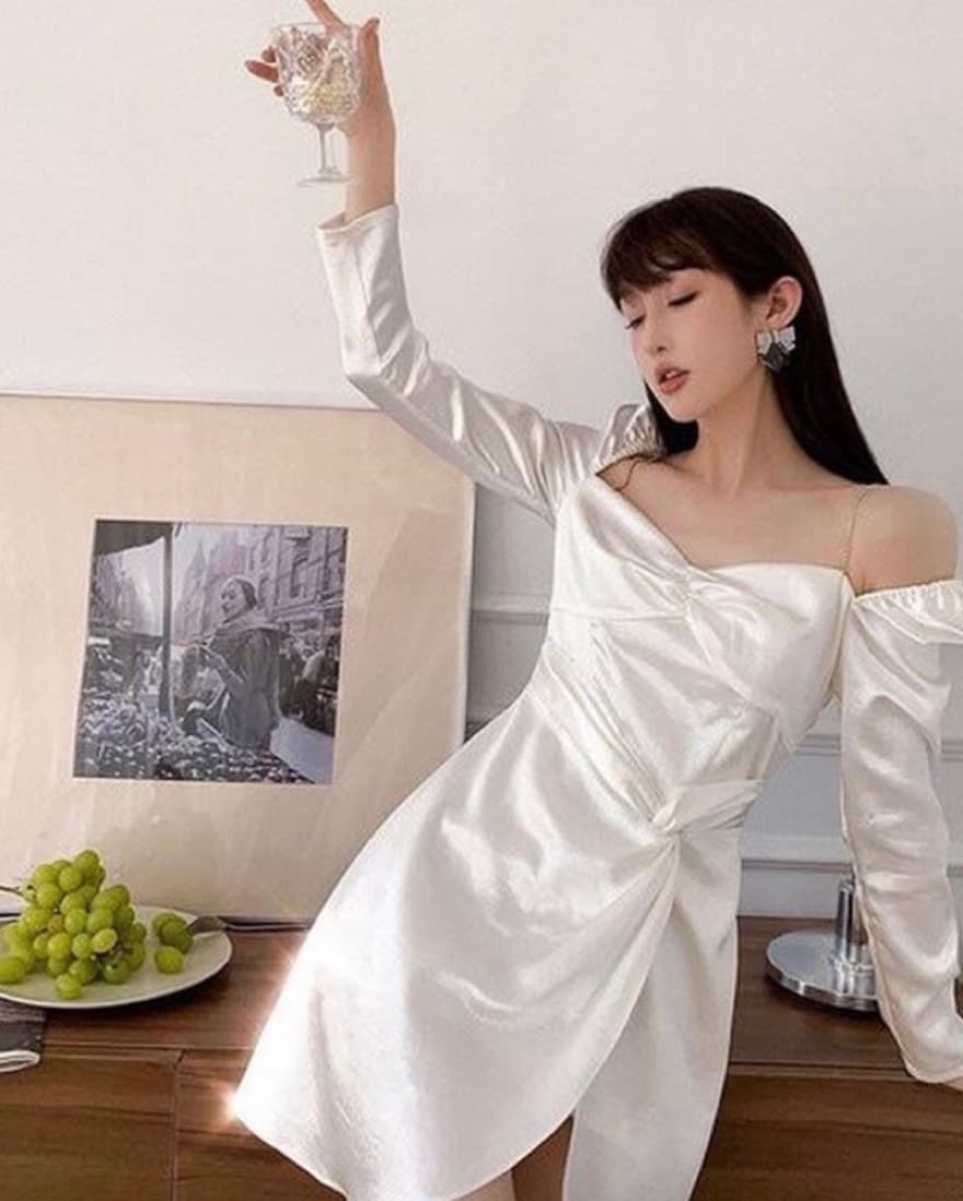 Mood x Miura Silk Dress - Image 4