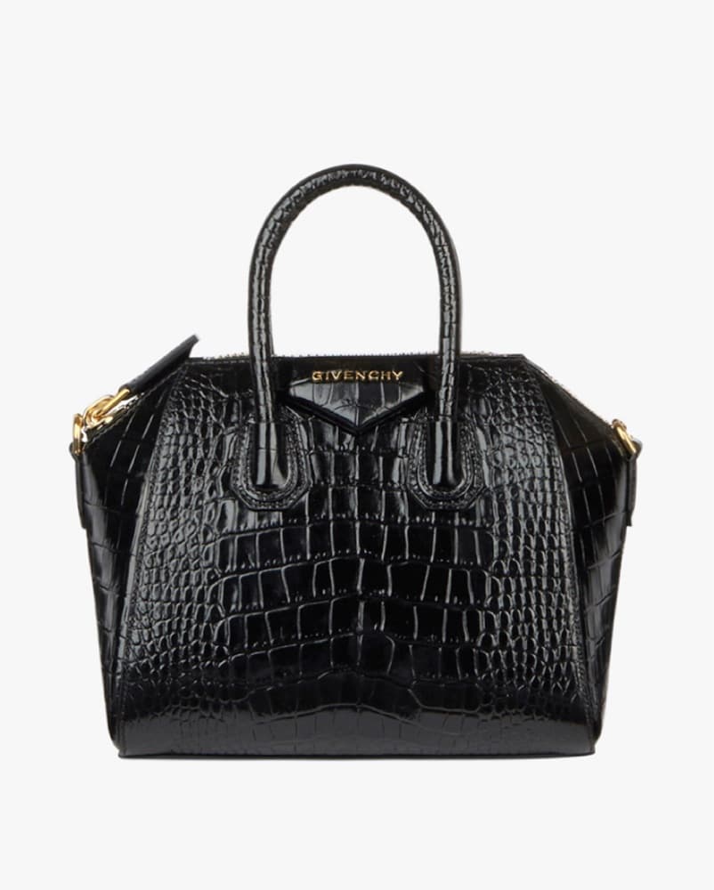 Givenchy Antigona Mini in black crocodil - Image 1