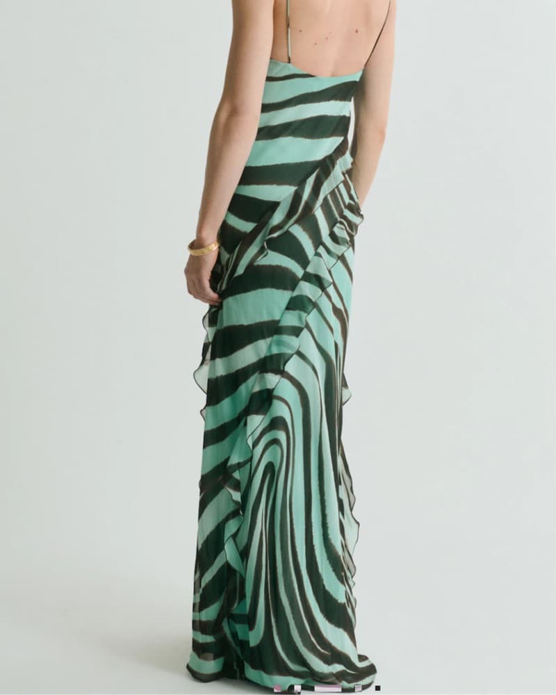 Mango zebra-printed maxi dress - Image 2