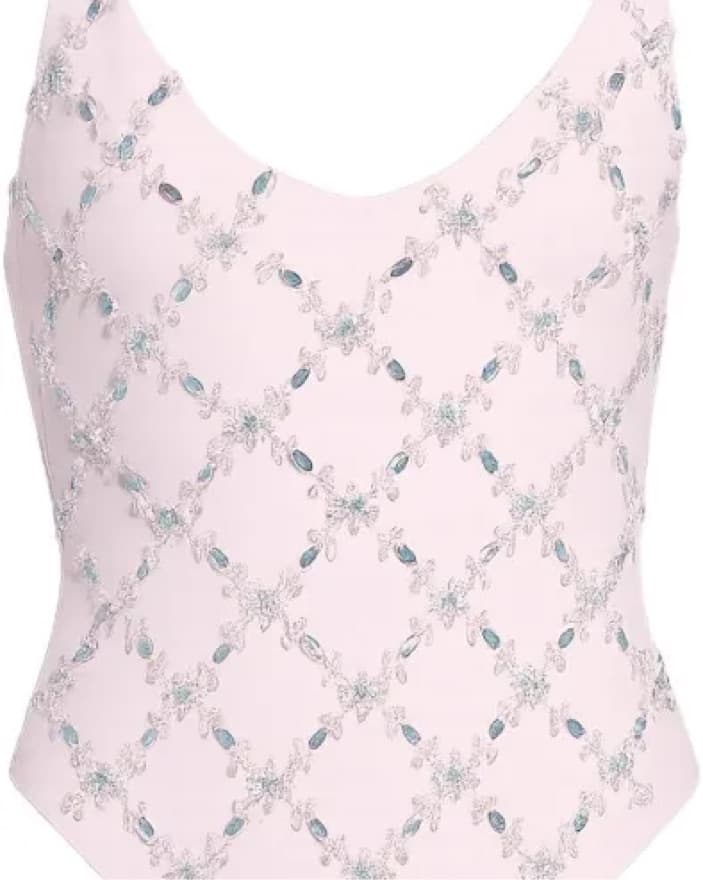 Oceanus Pink One Piece Swimsuit  - Image 5