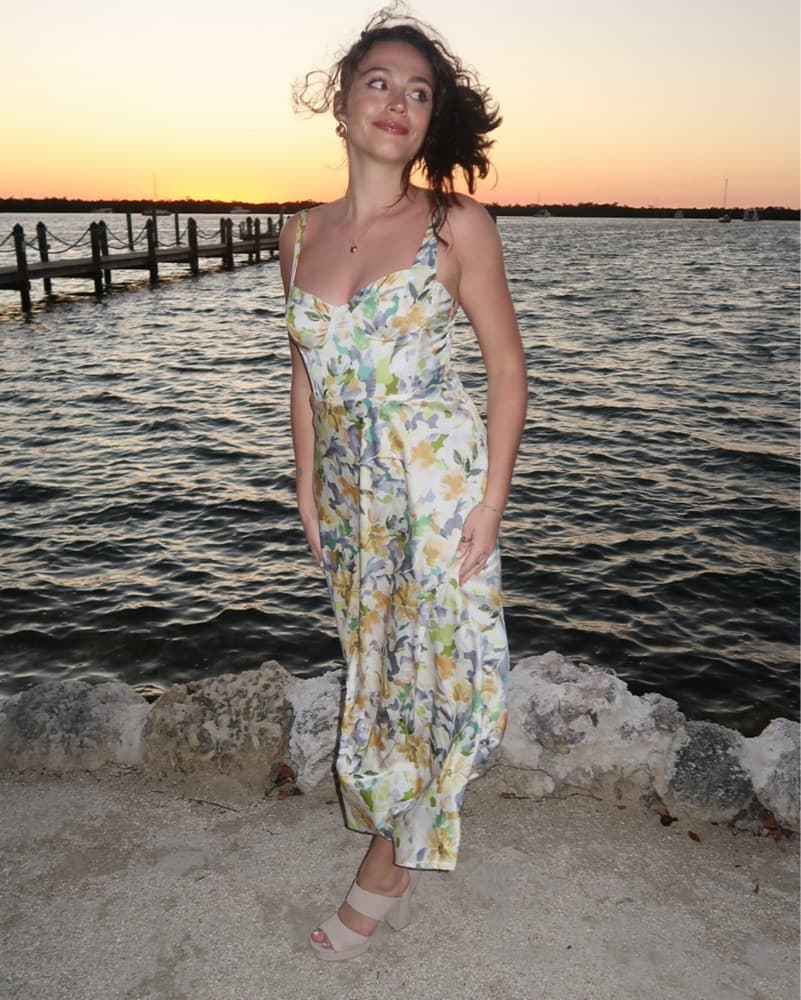 ASTR The Label Satin Dress - Image 2