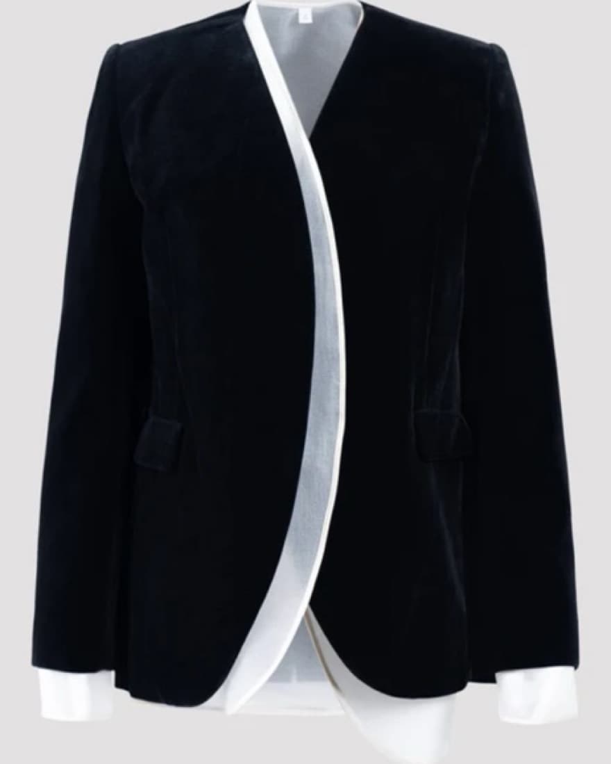 GIA studios Tulip Velvet Blazer - Image 3