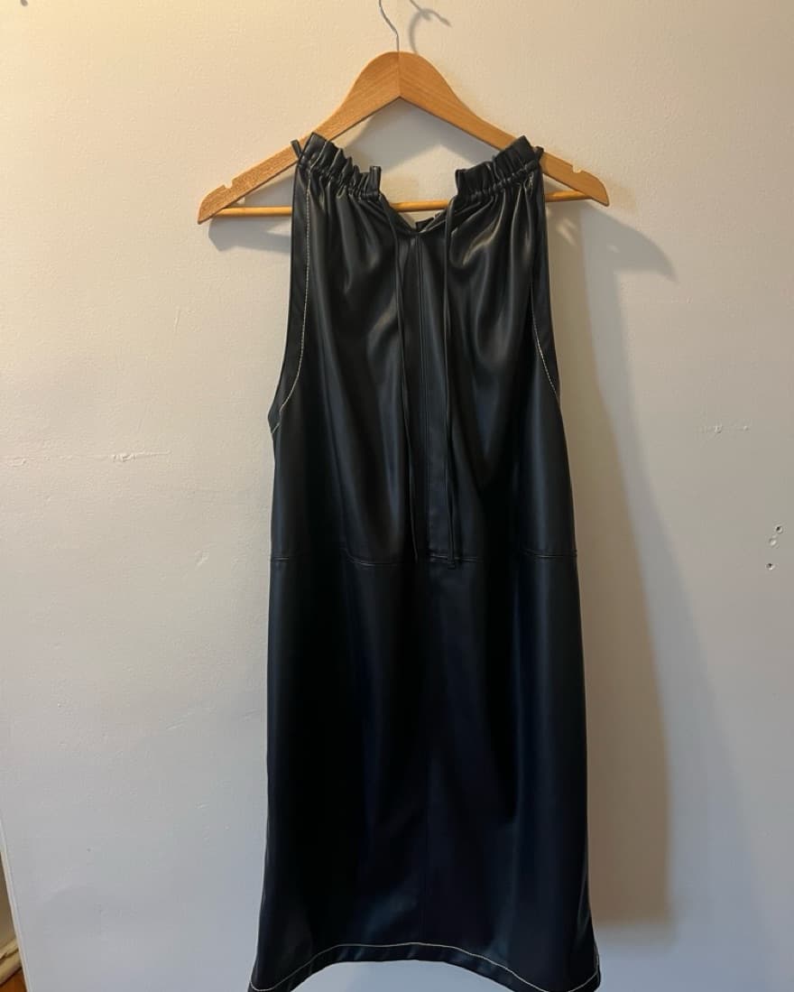 3.1 Phillip Lim Leather Dress - Image 4