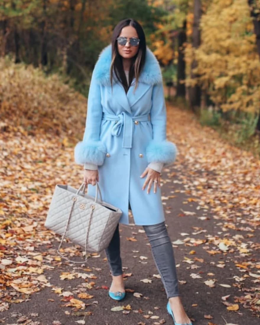 Blue Fur Coat  - Image 2