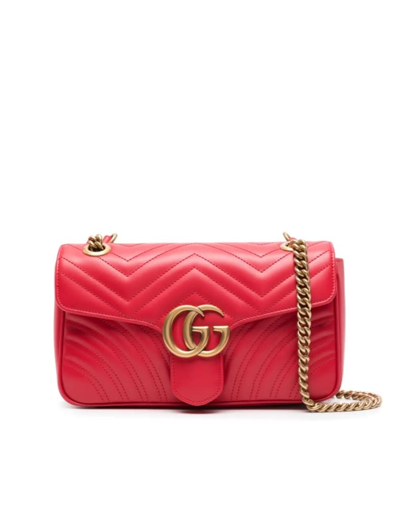 Gucci Red Crossbody Marmont Bag  - Image 1