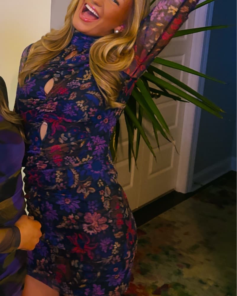 AMANDA UPRICHARD Mesh Beliza Mini Dress - Image 5