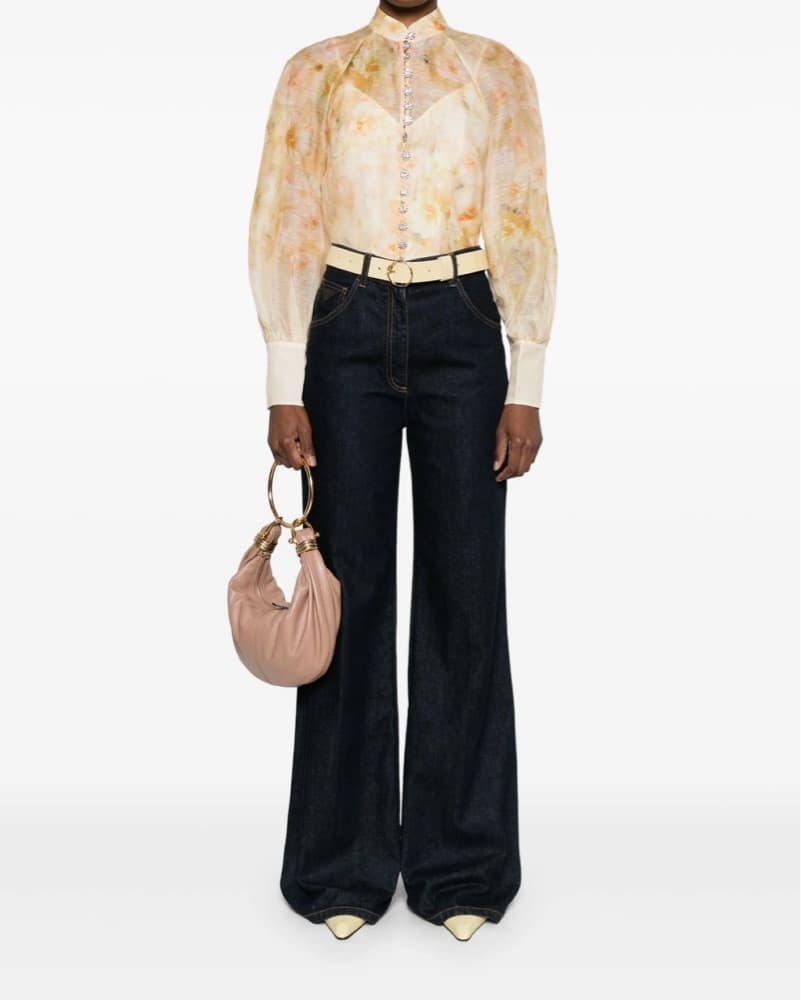 Zimmerman Crush Printed Linen Shirt - Image 1